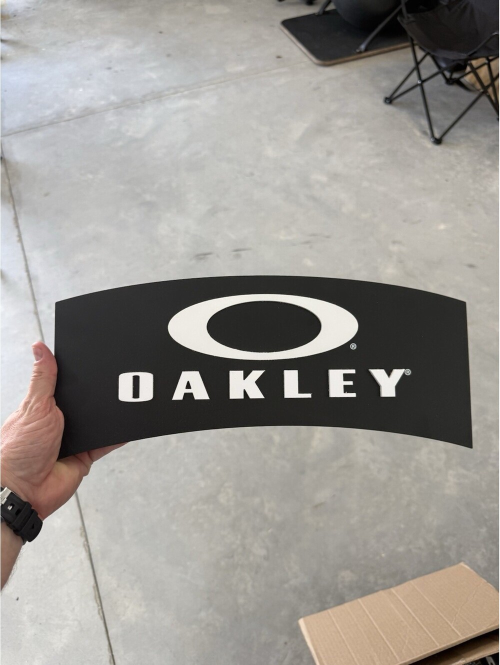 Oakley Banner Black Sign